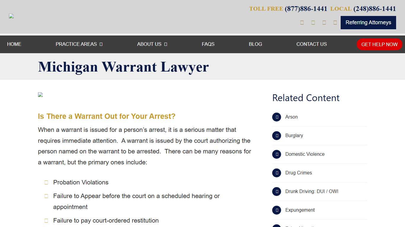 Warrants - Baldwin Legal Services